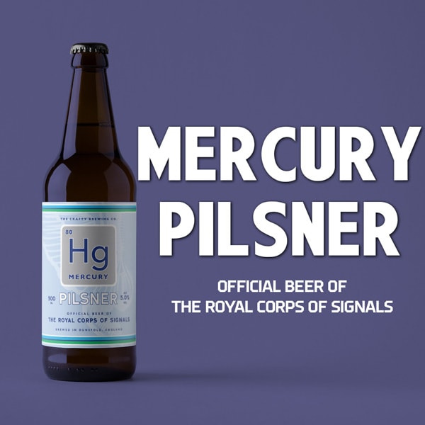 Beer Bottle Mock-Up - Two Bottles. Blank Label